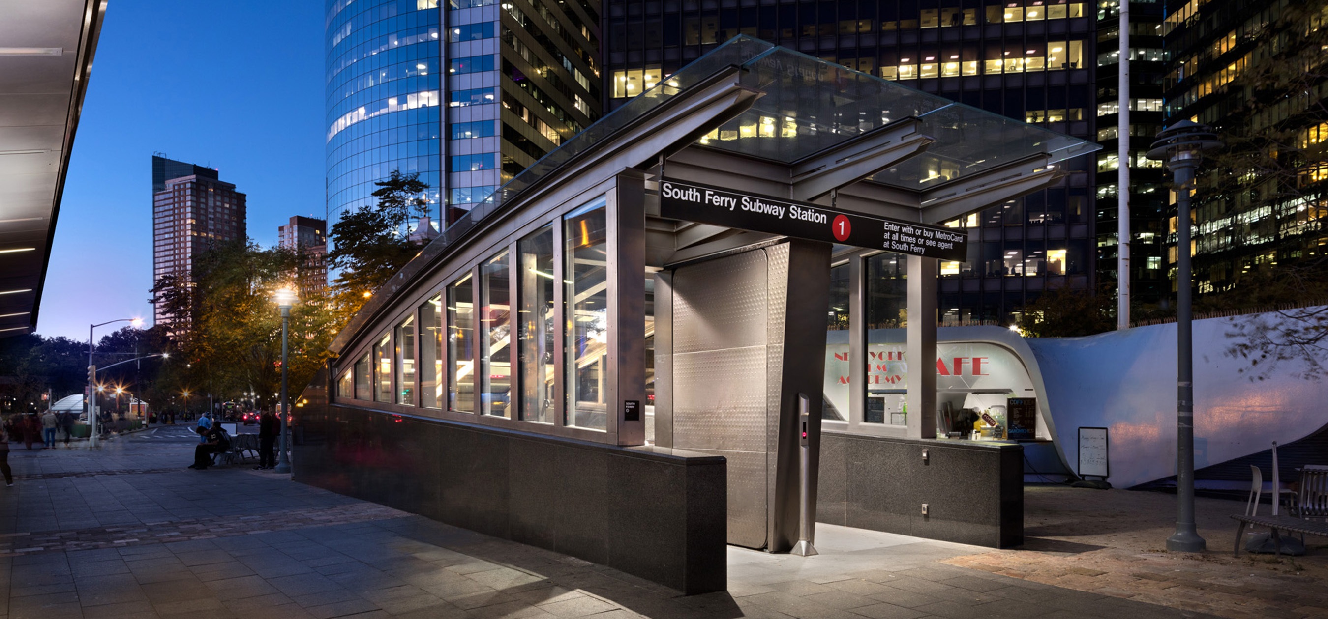 South Ferry Station entrance