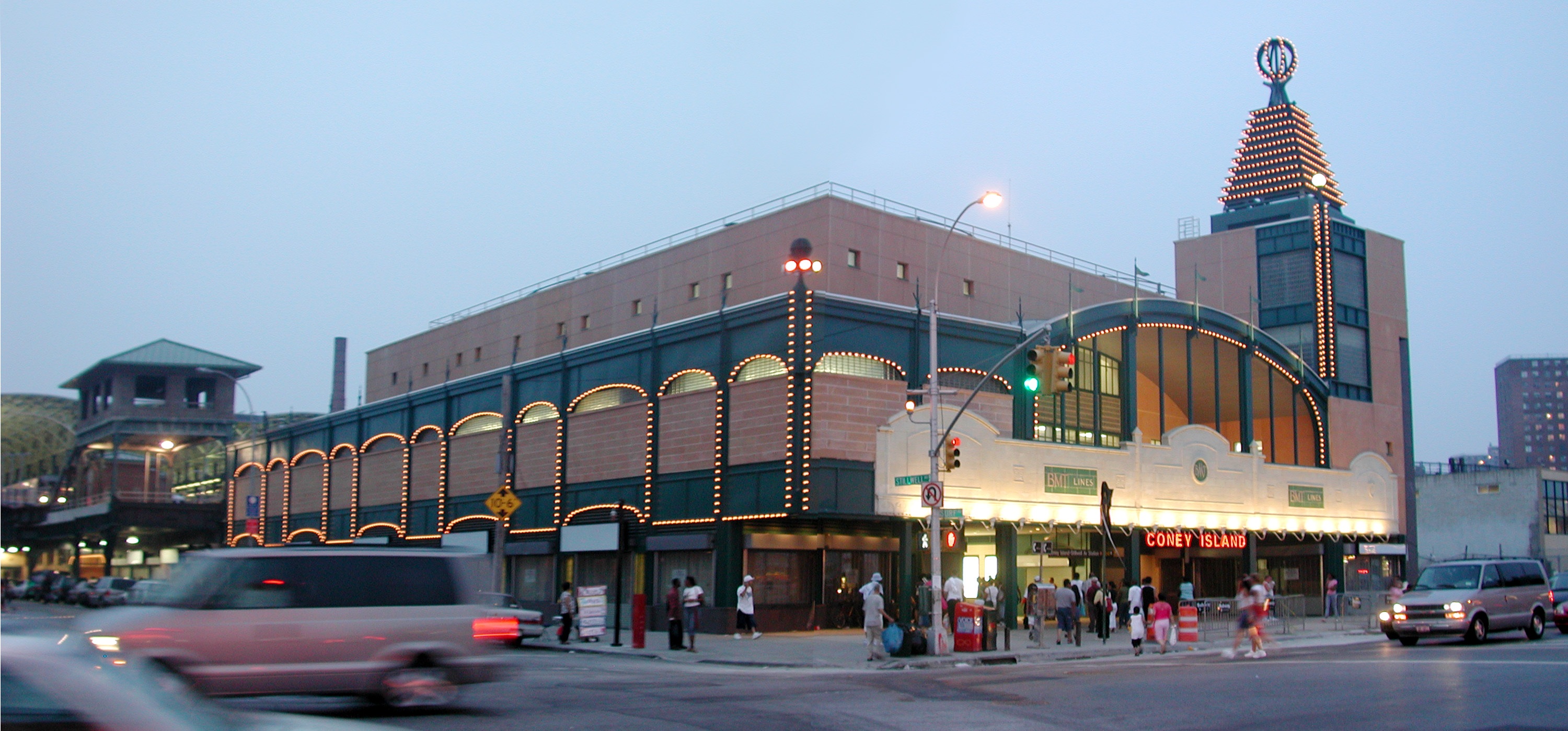 Stillwell Avenue Station corner view