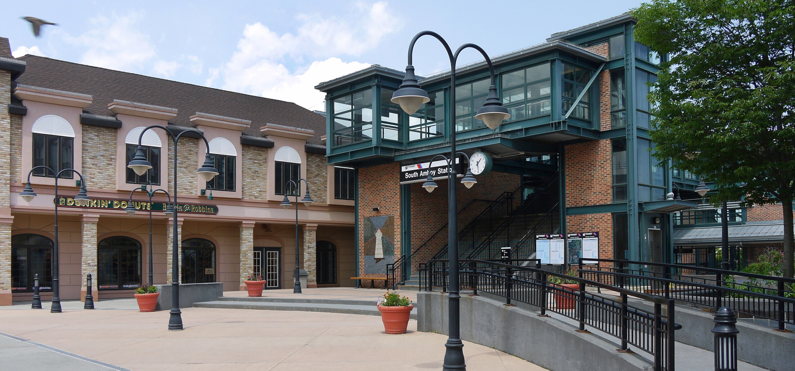 South Amboy Station new urban plaza