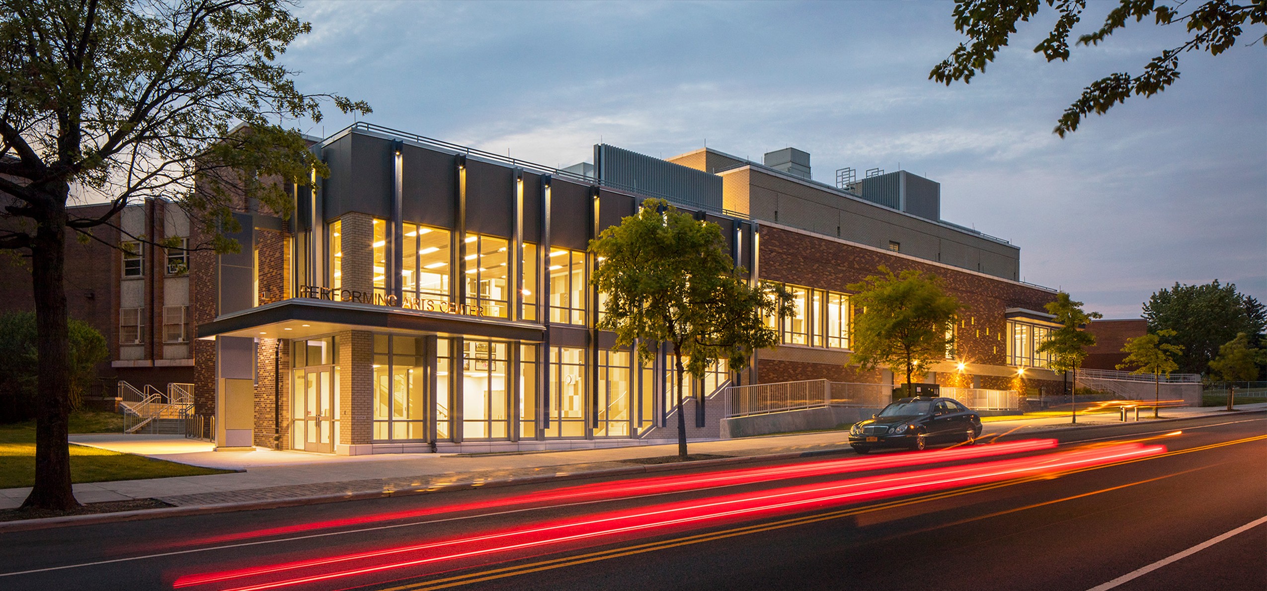 Performing Arts center at night