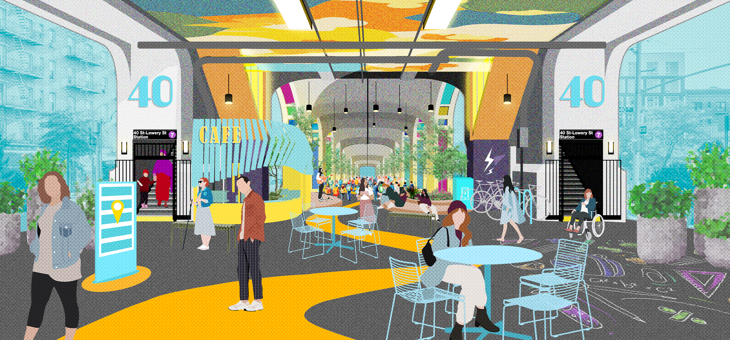 Sunnyside Public Realm Vision Plan - Lowery Plaza